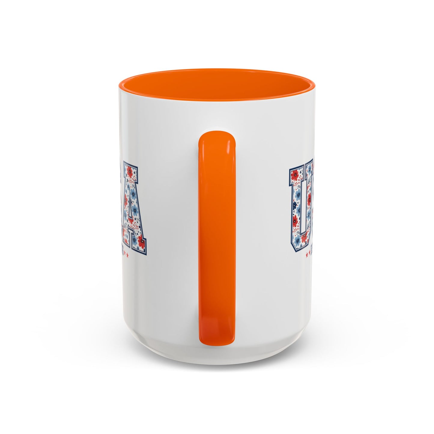 4th of July Mug - USA EST 1776 Floral