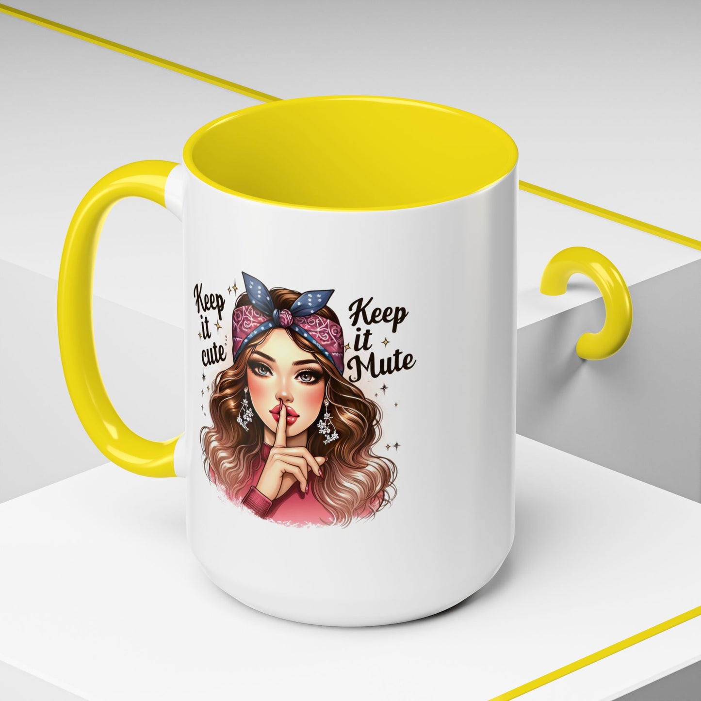 Humor Mug - Keep It Cute Keep It Mute