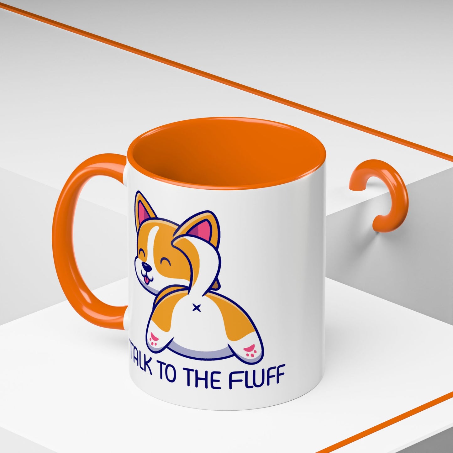 Humor Mug - Talk To The Fluff