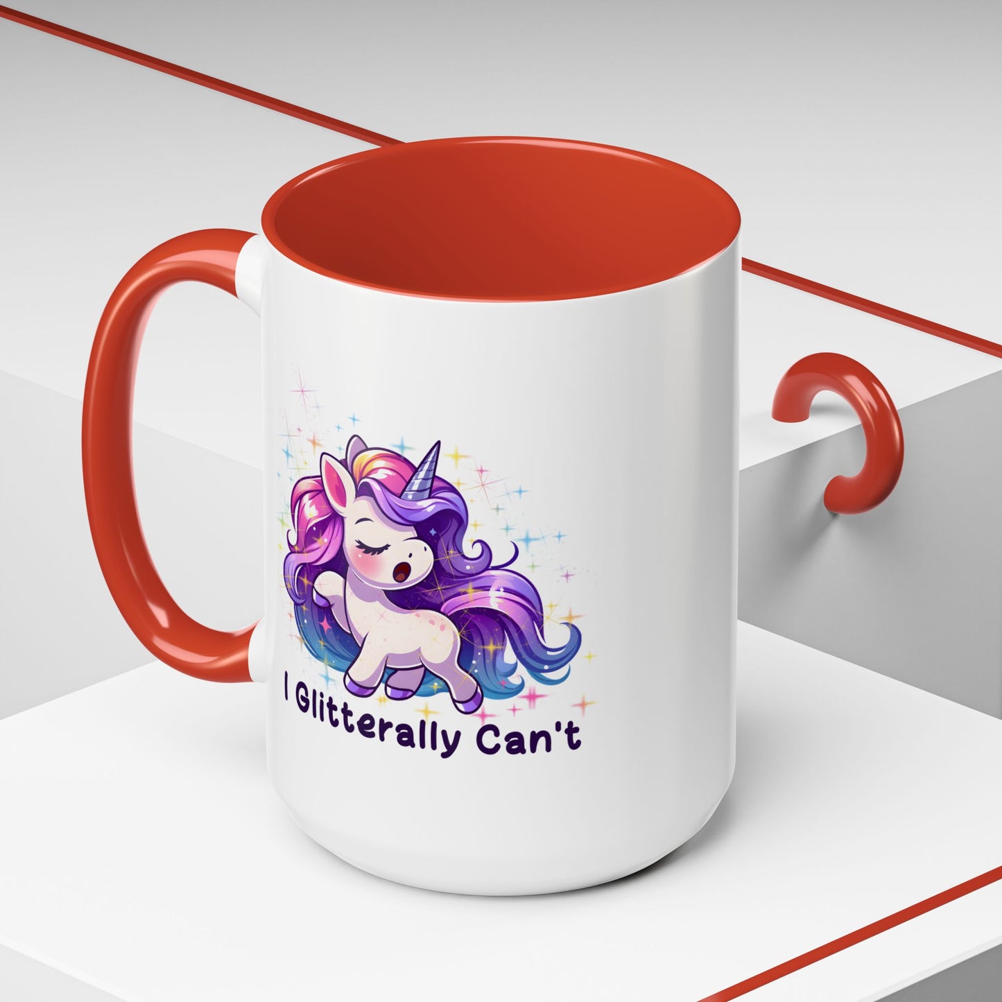 Humor Mug - I Glitterally Can't