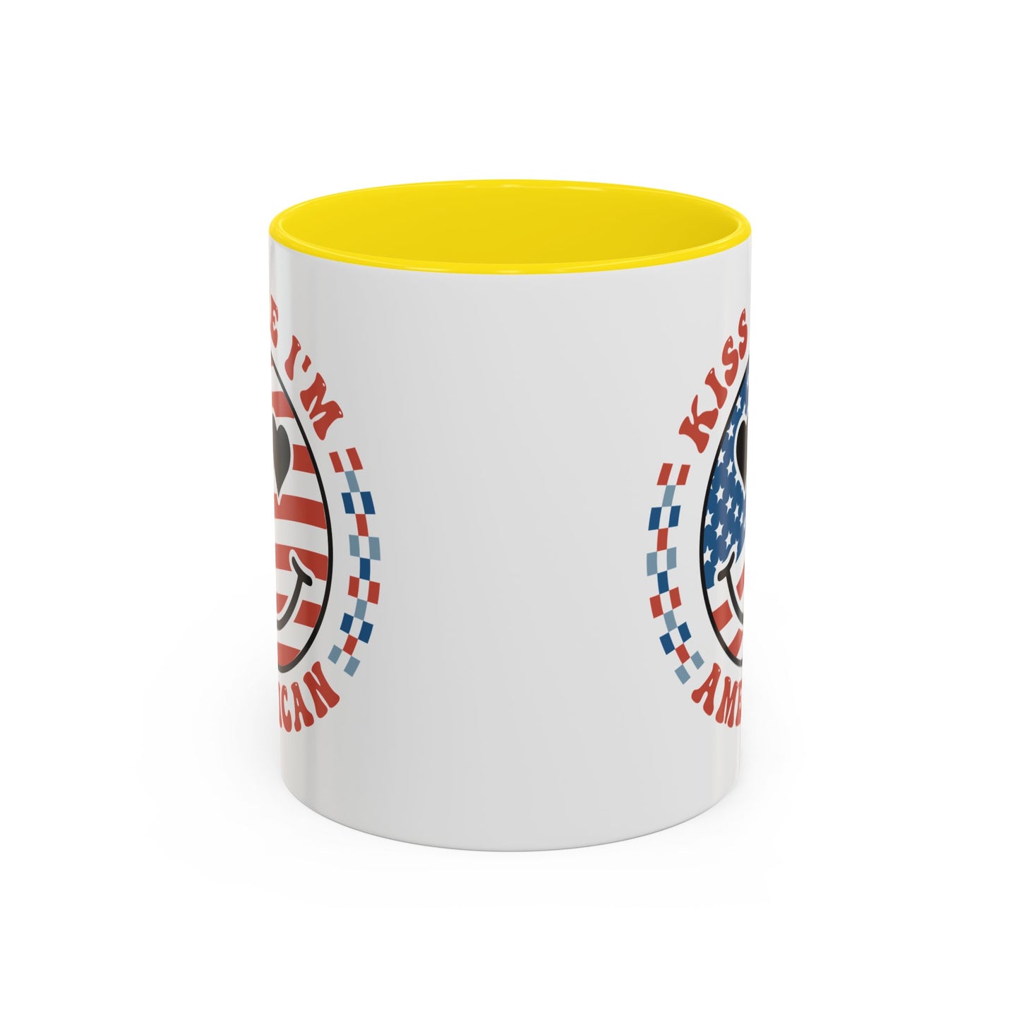 4th of July Mug - Kiss Me I'm American