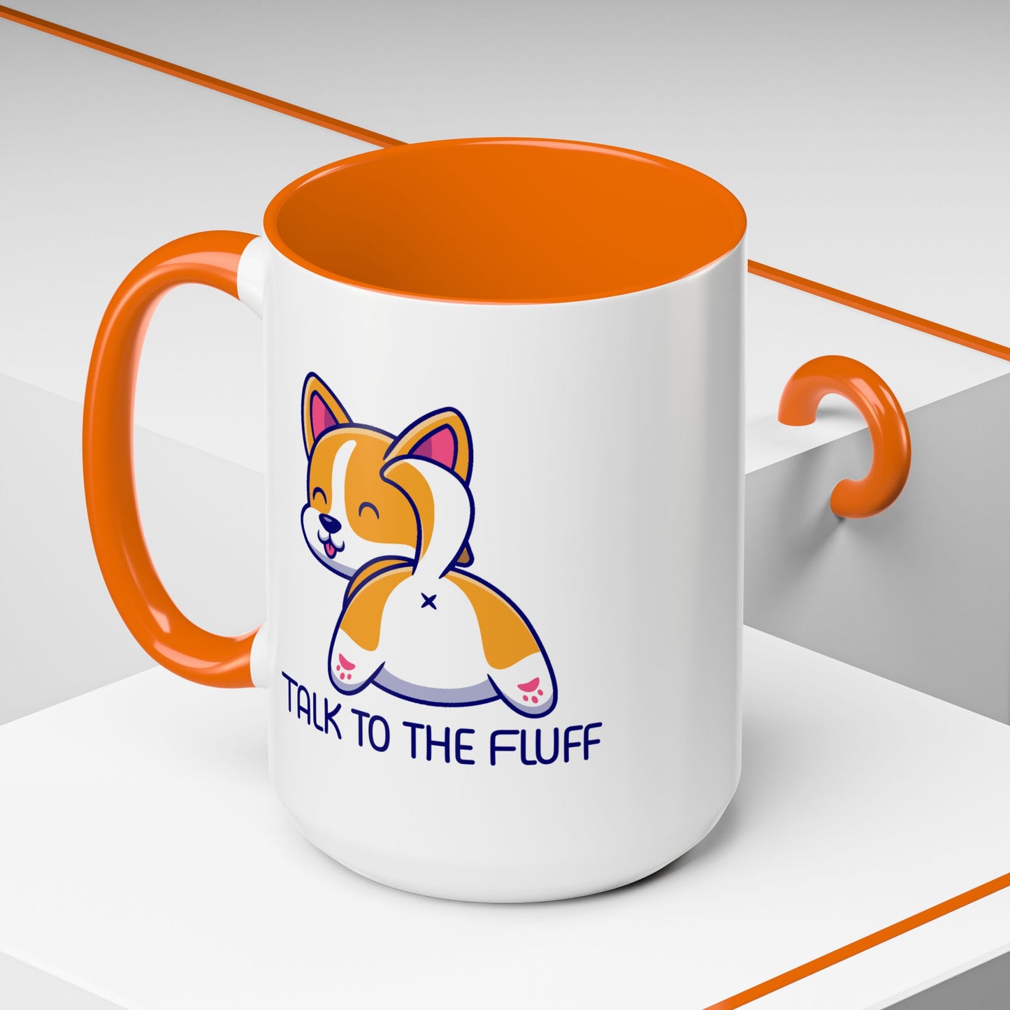 Humor Mug - Talk To The Fluff
