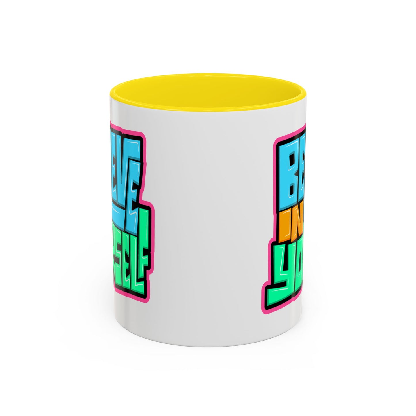 Motivation Mug - Believe In Yourself Graffiti