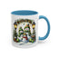 Christmas Mug - Green Snowman Family