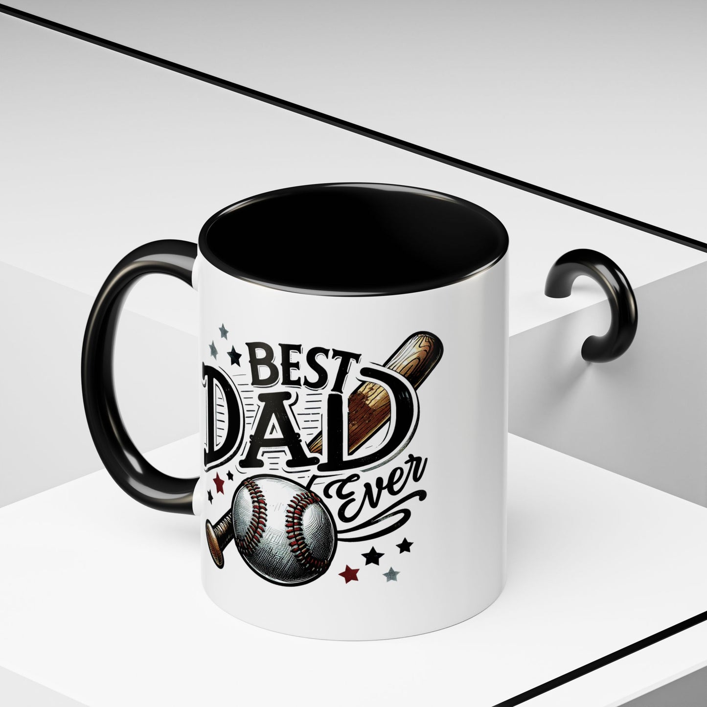 Father's Day Mug - Best Dad Ever Baseball