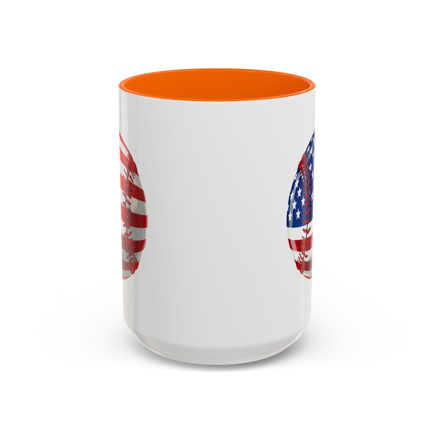 4th of July Mug - Baseball American Flag