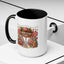 Christmas Mug - Candy Cane Lane White Text Ornaments Candy