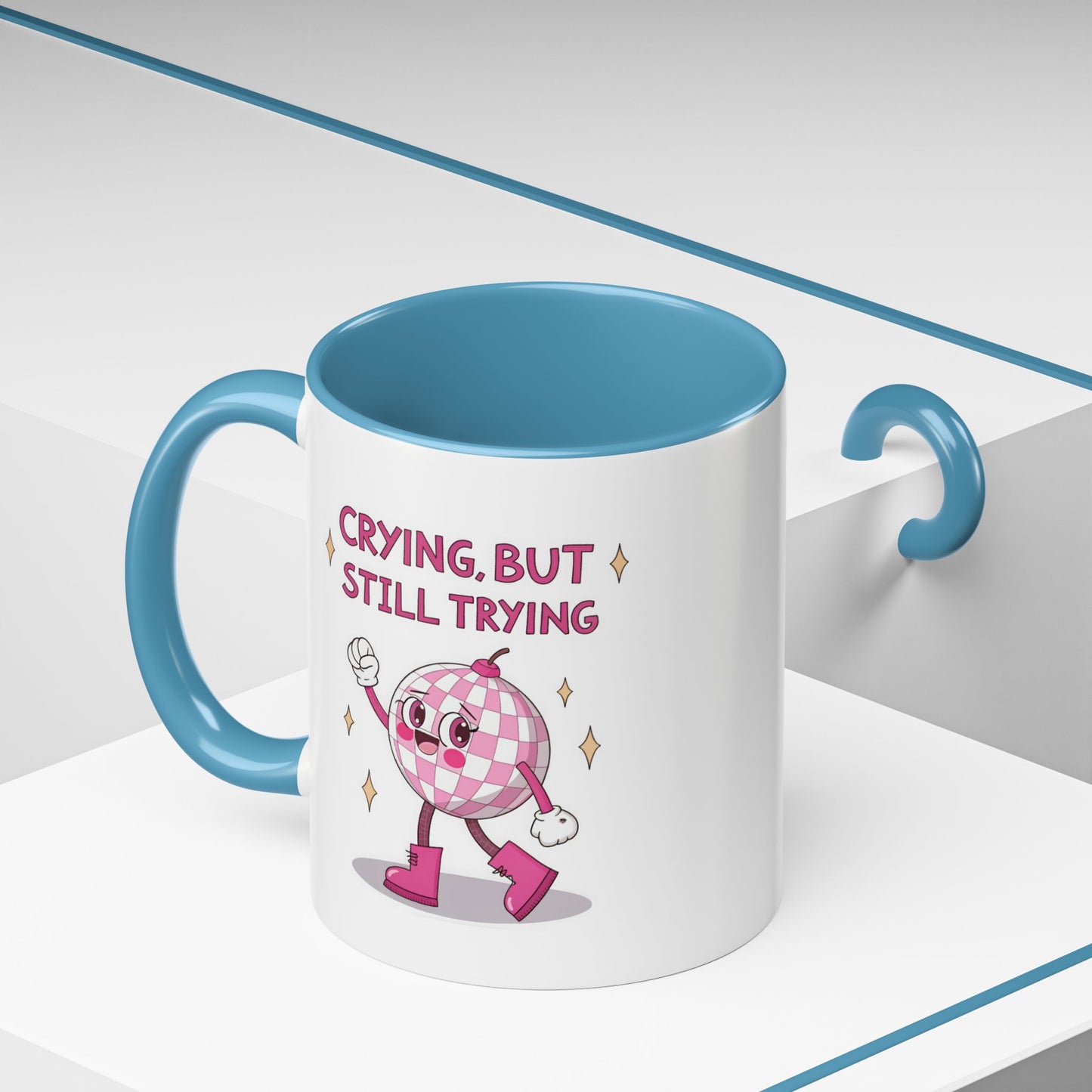 Wellness Mug - Crying But Still Trying