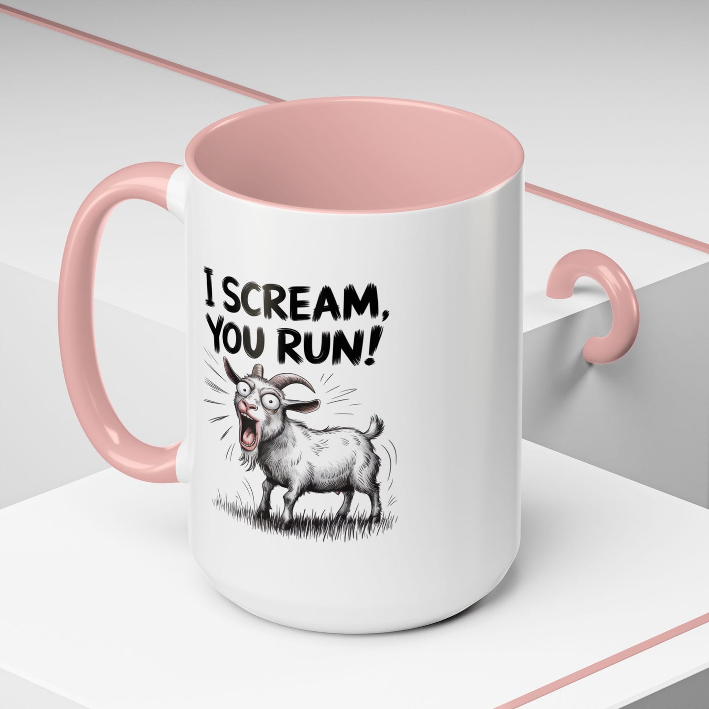 Humor Mug - I Scream, You Run