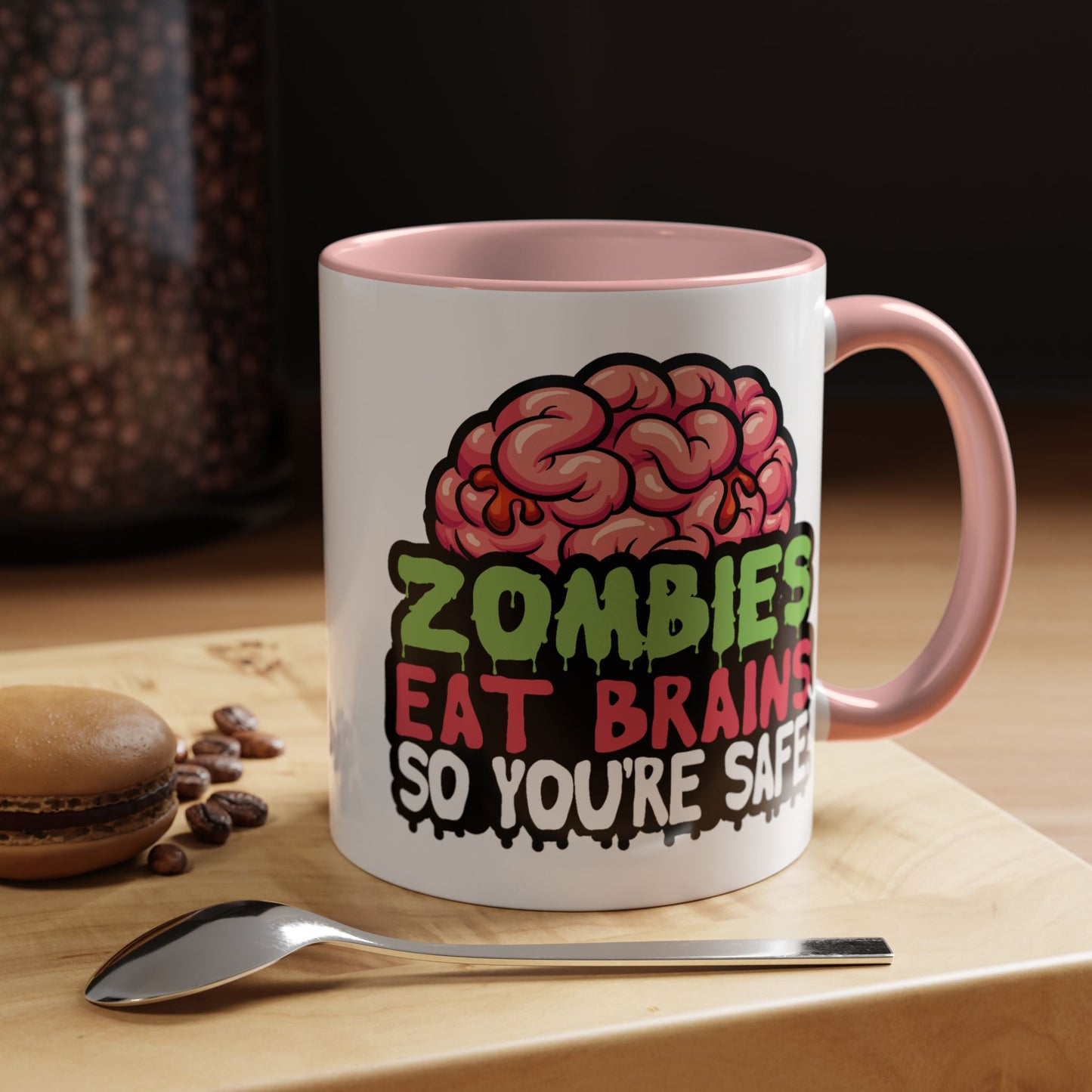 Humor Mug - Zombies Eat Brains
