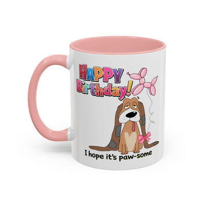 Birthday Mug - Hope It's Paw-some