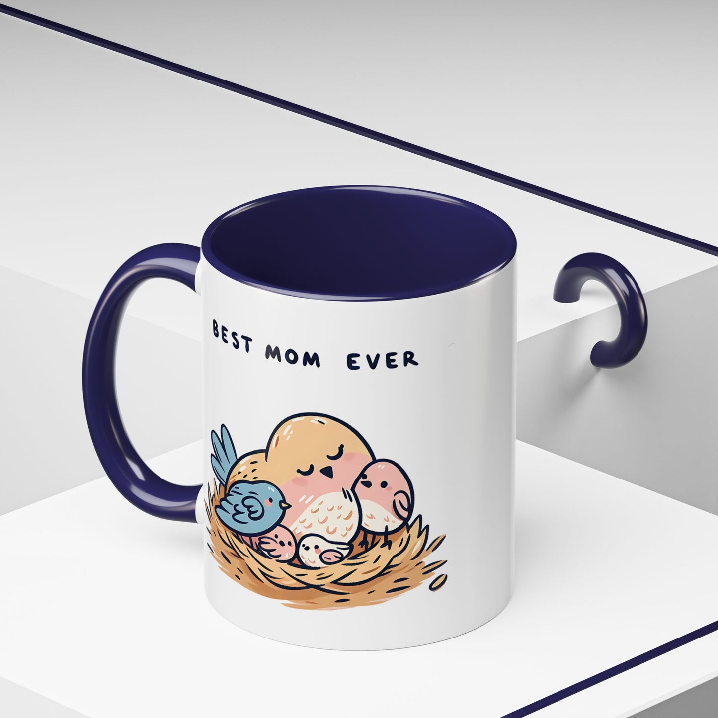 Mother's Day Mug - Best Mom Ever Birds