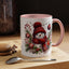 Christmas Mug - Burgundy Snowman