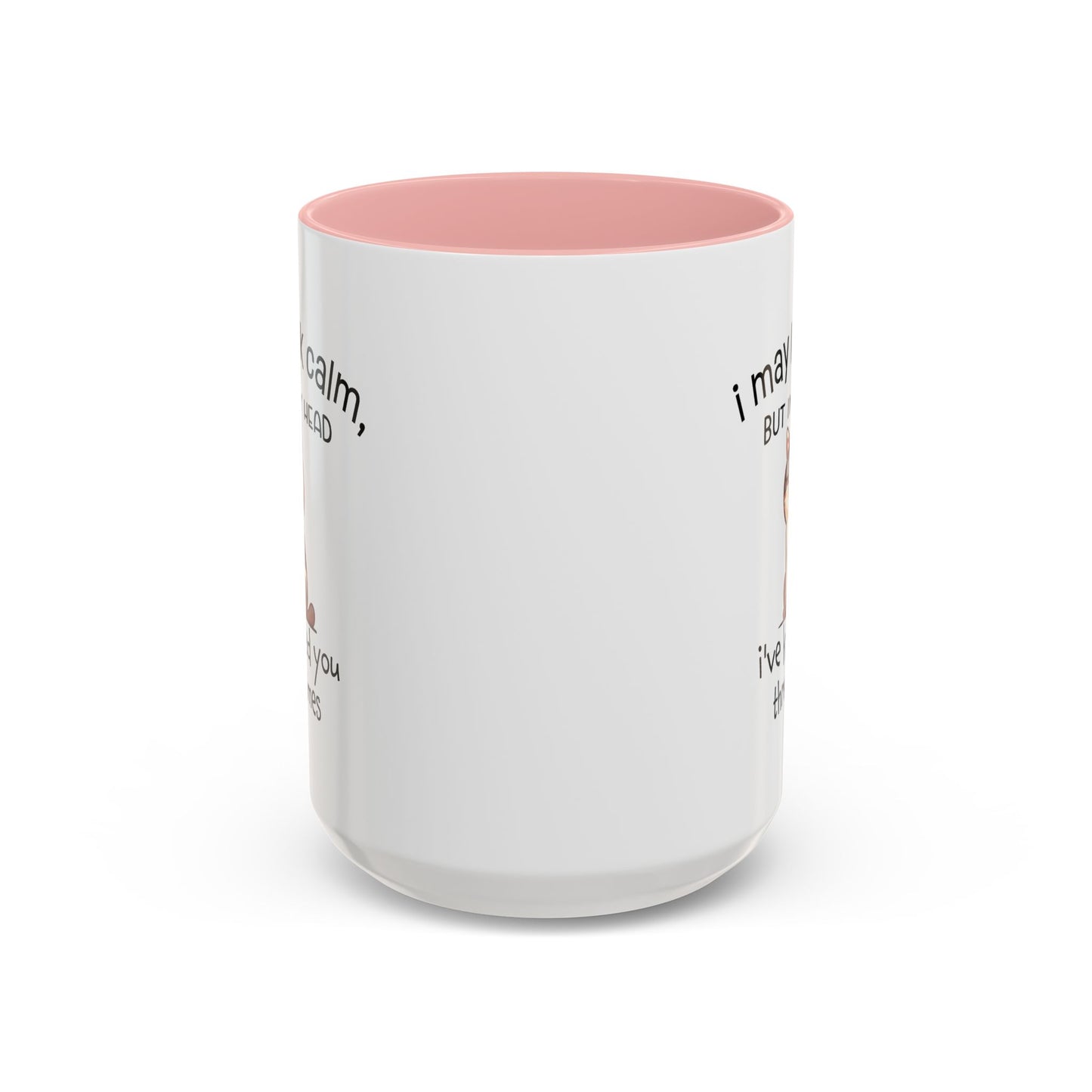Adult Mug - I May Look Calm Cat