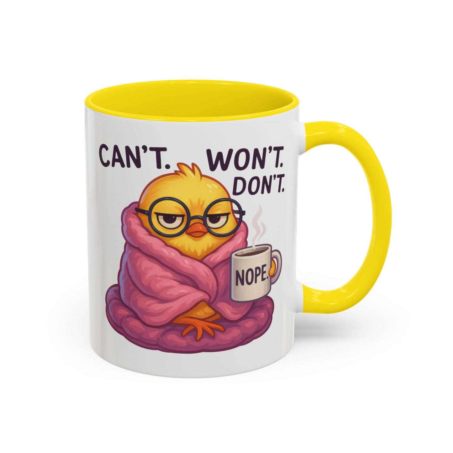 Office Mug - Can't Won't Don't