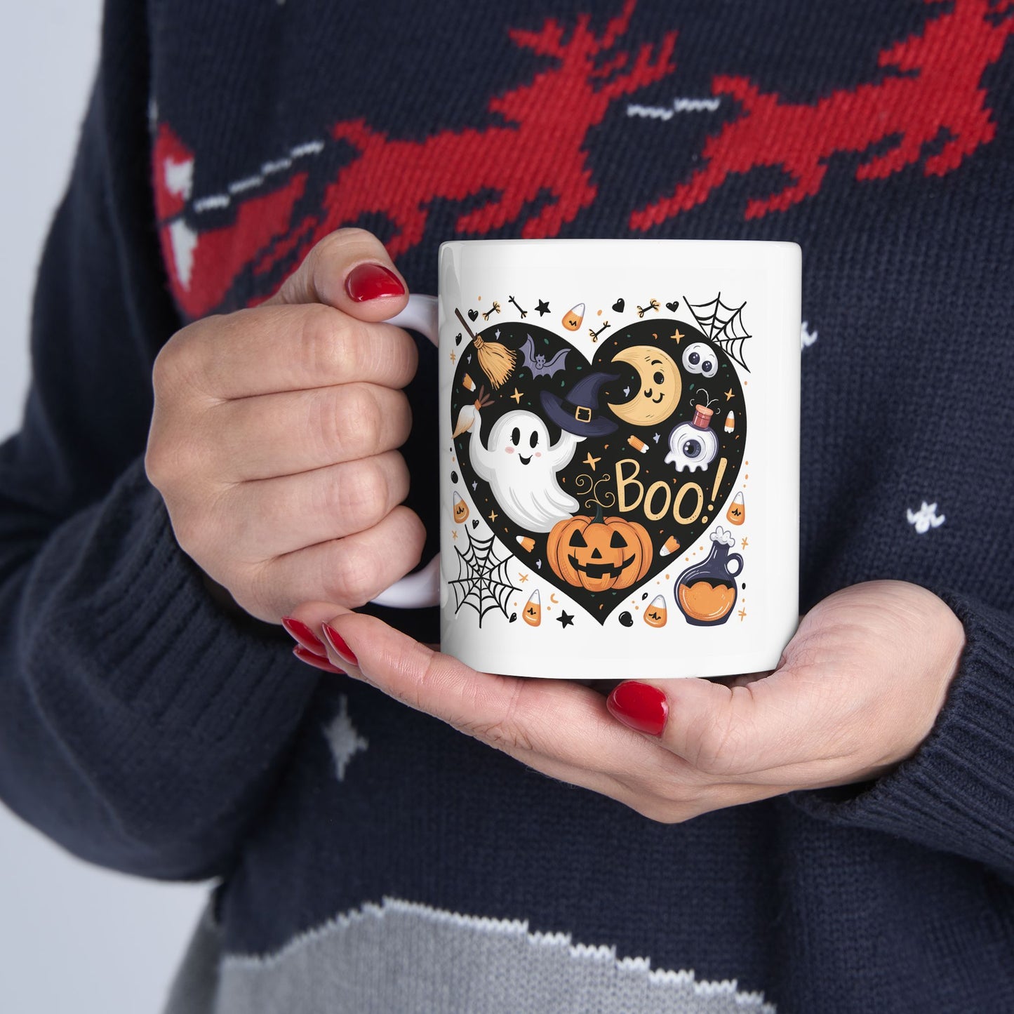 Halloween Mug - Boo Heart