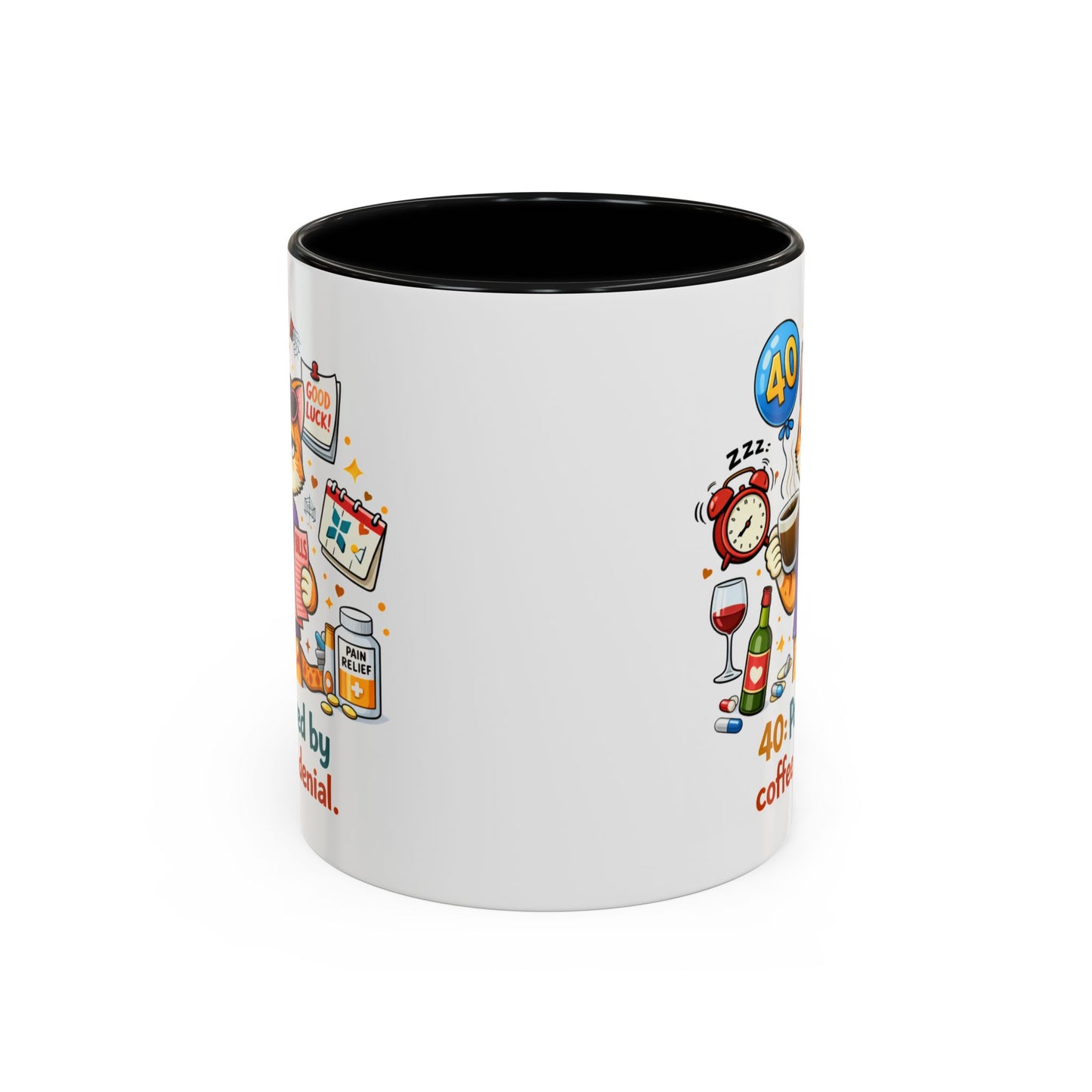 Birthday Mug - 40 Powered By