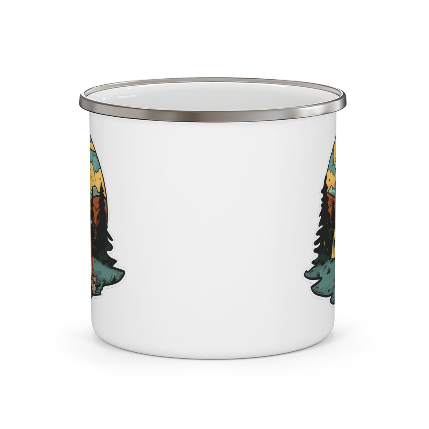 Adventure Mug - Camping Landscape