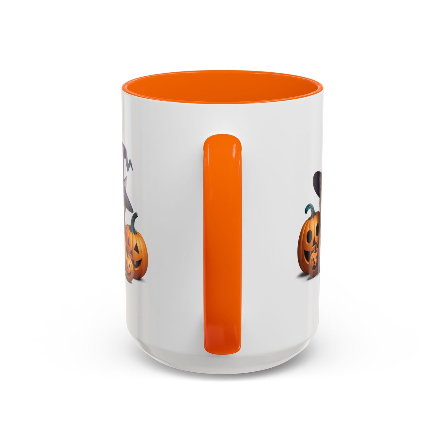 Halloween Mug - Witch Cat Hiding In Pumpkins