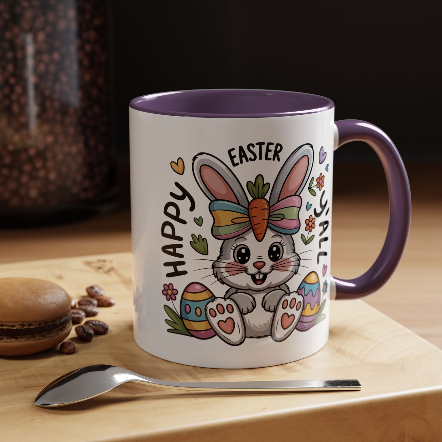 Easter Mug - Happy Easter Y'all Bunny