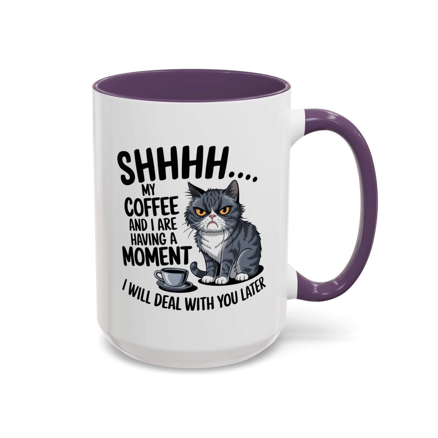 Animal Mug - Shhhh My Coffee and I