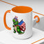 4th of July Mug - T Rex Dinosaur USA Flag