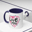 Valentine's Day Mug - Love You Heart Arrows