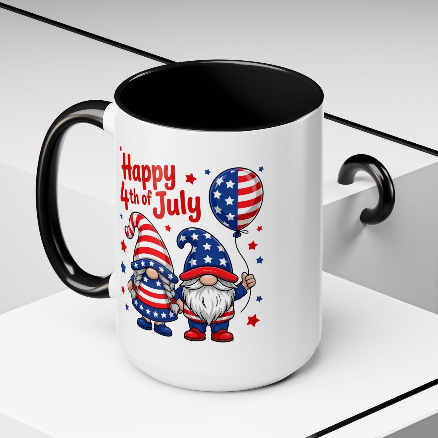 4th of July Mug - Happy 4th of July Gnomes