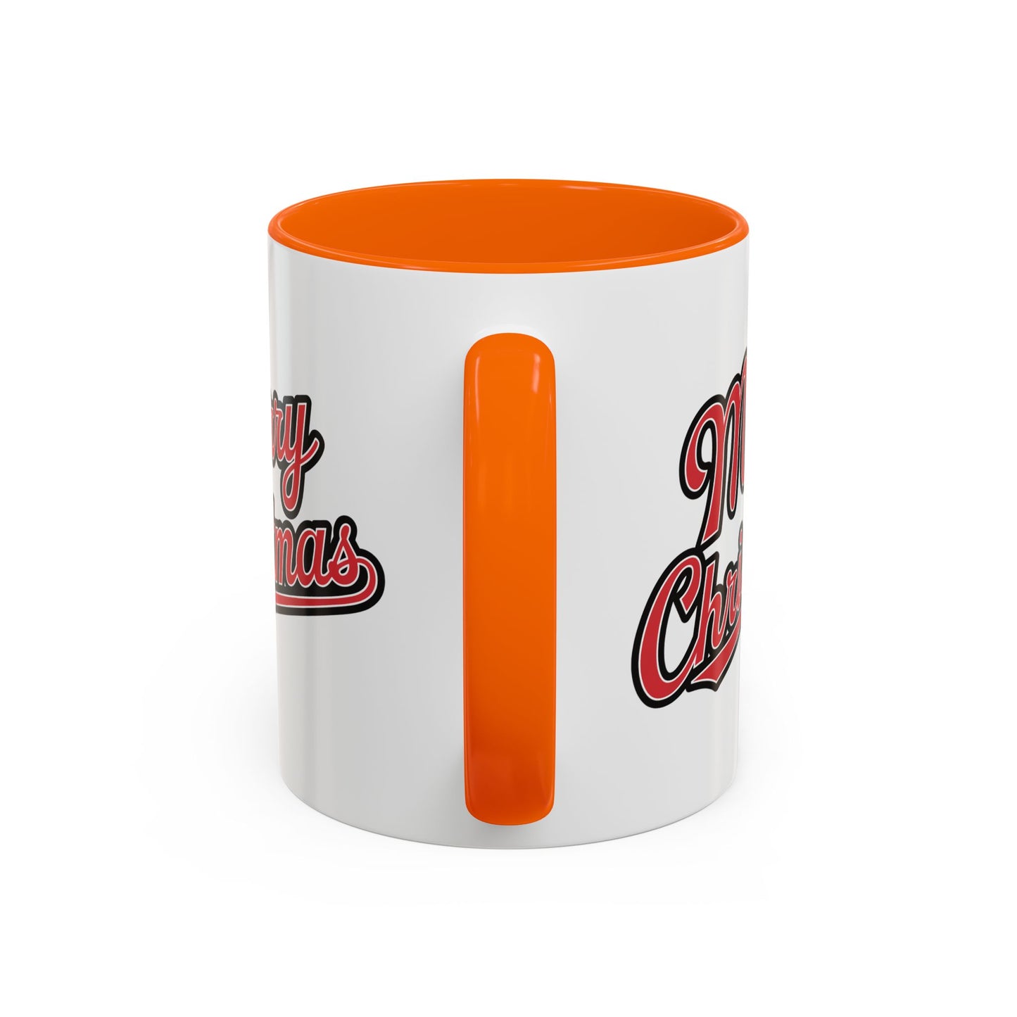 Christmas Mug - Merry Christmas Red & Black Baseball Text