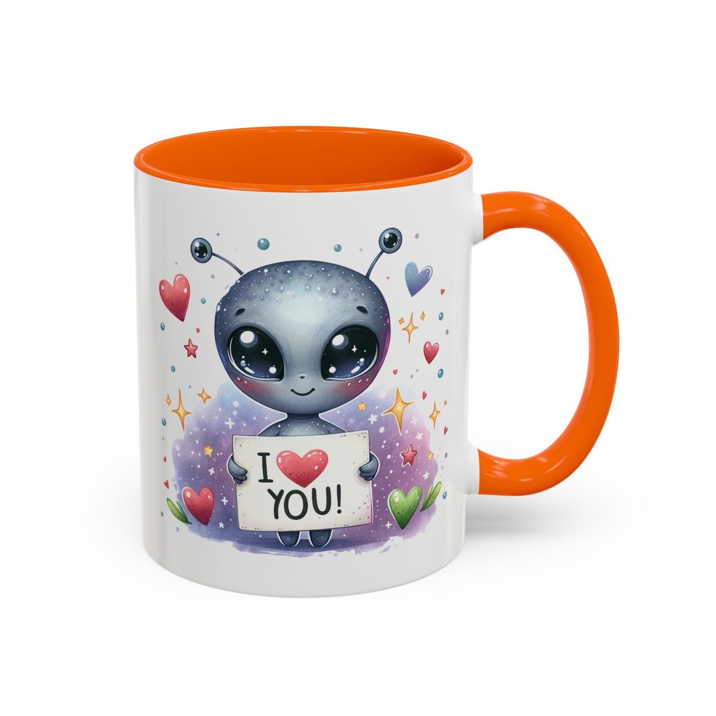 Valentine's Day Mug - I Love You Alien