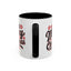 Christmas Mug - Merry Christmas Black Red & White Baseball Text