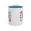 4th of July Mug - USA Preppy Floral