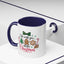 Christmas Mug - We Wish You a Merry Christmas Black & Red Text Cookies & Candy
