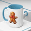 Christmas Mug - Gingerbread Man Red Bow