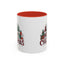 Christmas Mug - Merry Christmas Tartan Text Trees Presents