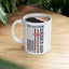 4th of July Mug - One Nation Under God Flag Cross