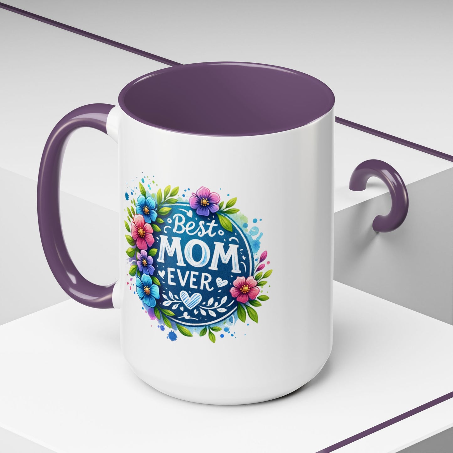 Mother's Day Mug - Best Mom Ever Floral