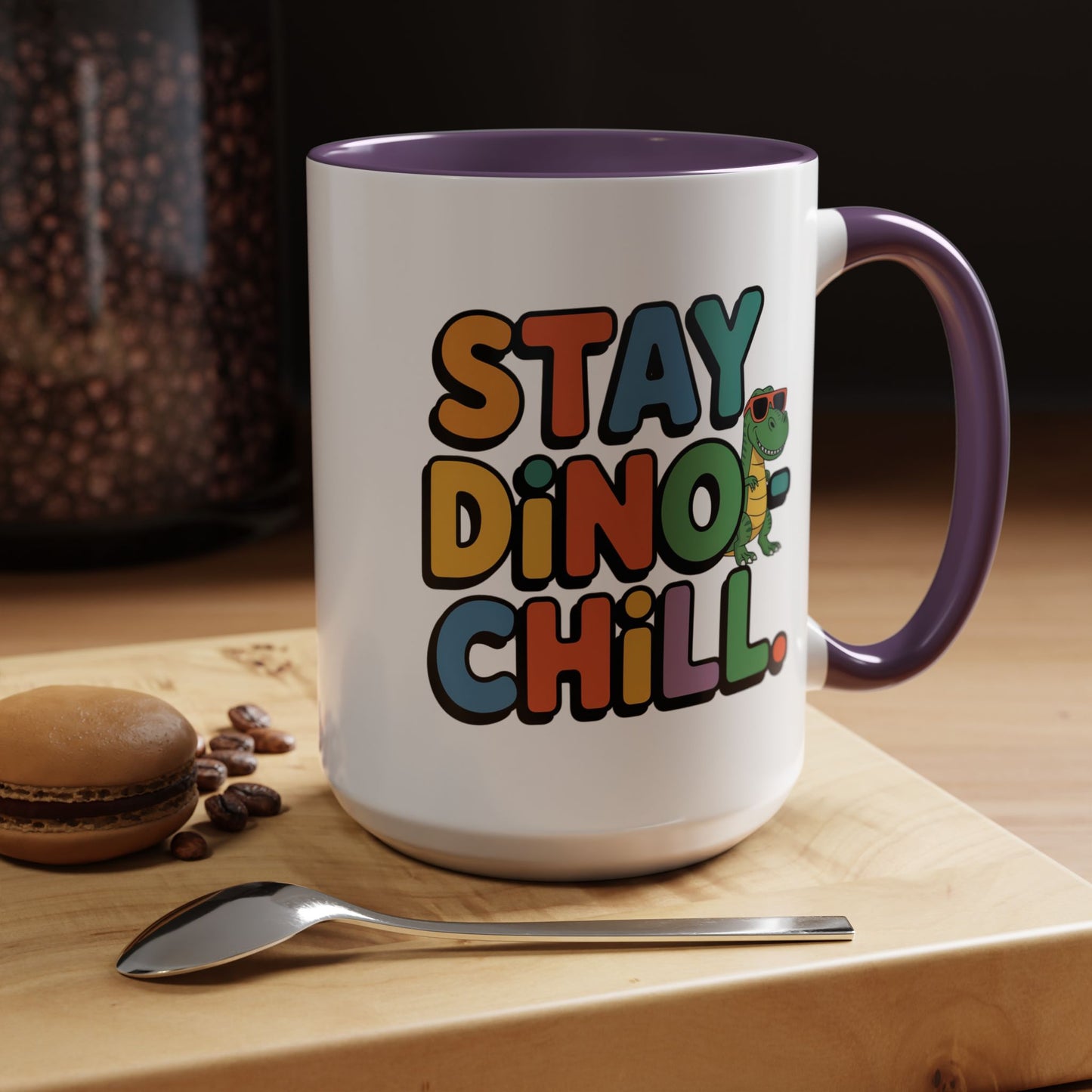 Humor mug - Stay Dino Chill
