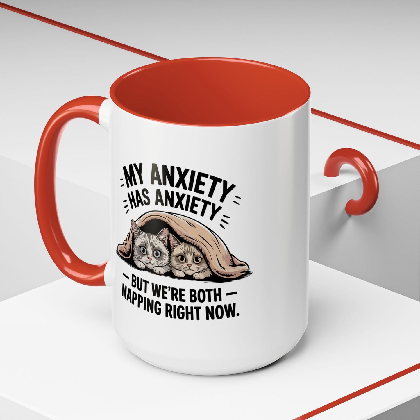 Animal Mug - My Anxiety Has Anxiety