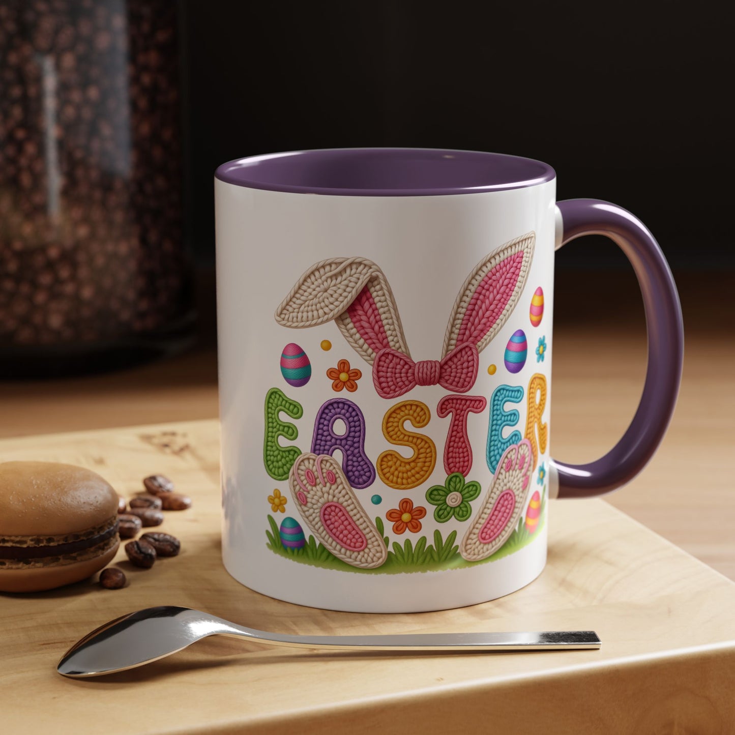 Easter Mug - Yarn Easter Bunny