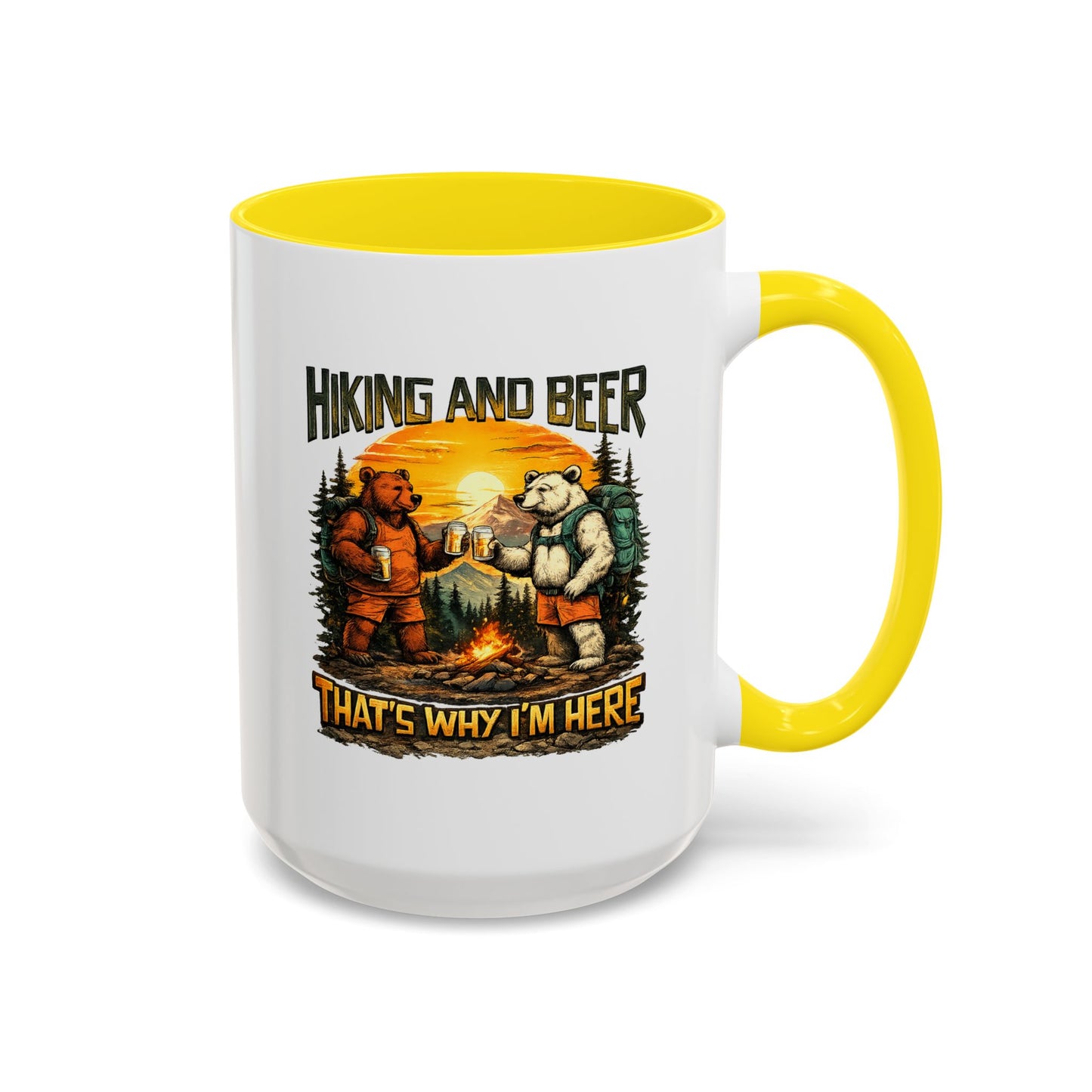 Humor Mug - Hiking and Beer