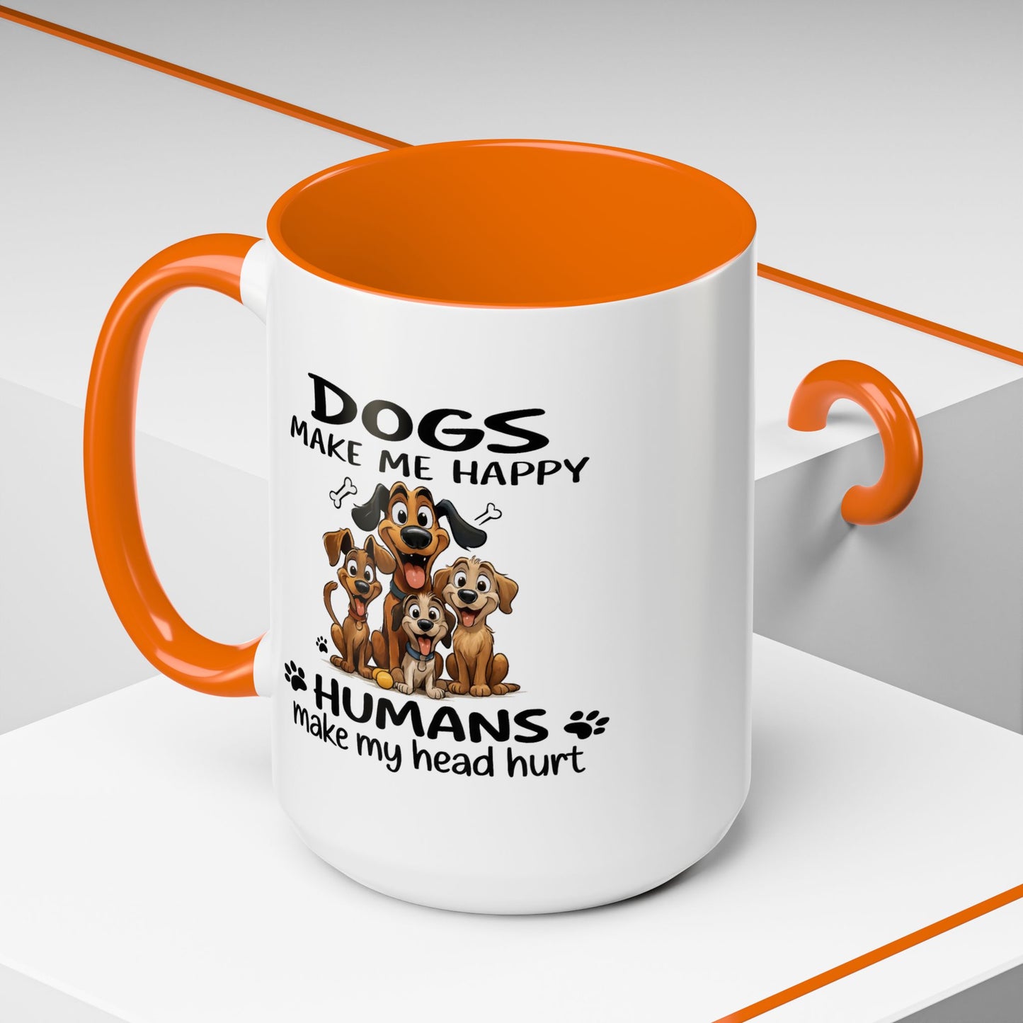Animal Mug - Dogs Make Me Happy
