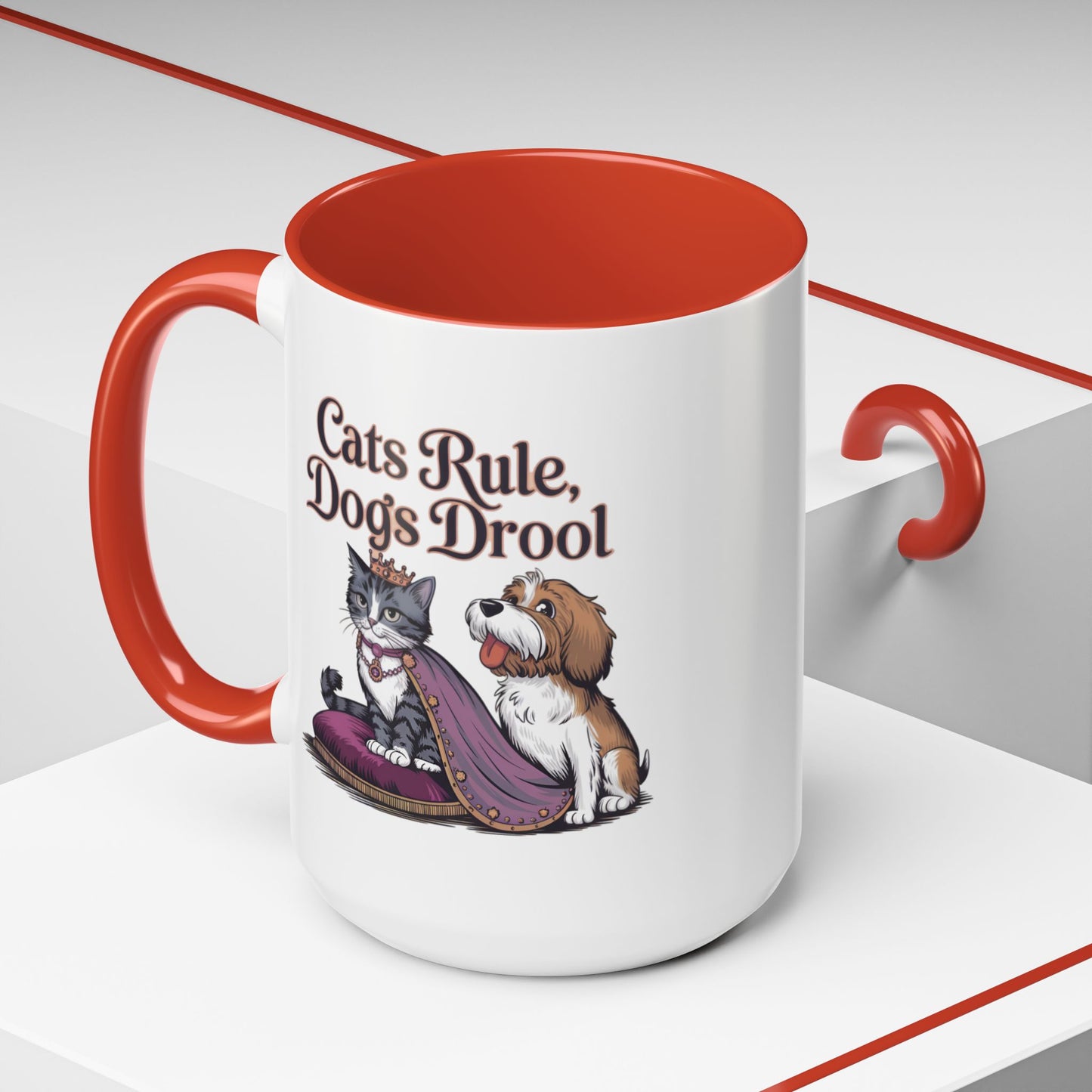 Animal Mug - Cats Rule Dogs Drool