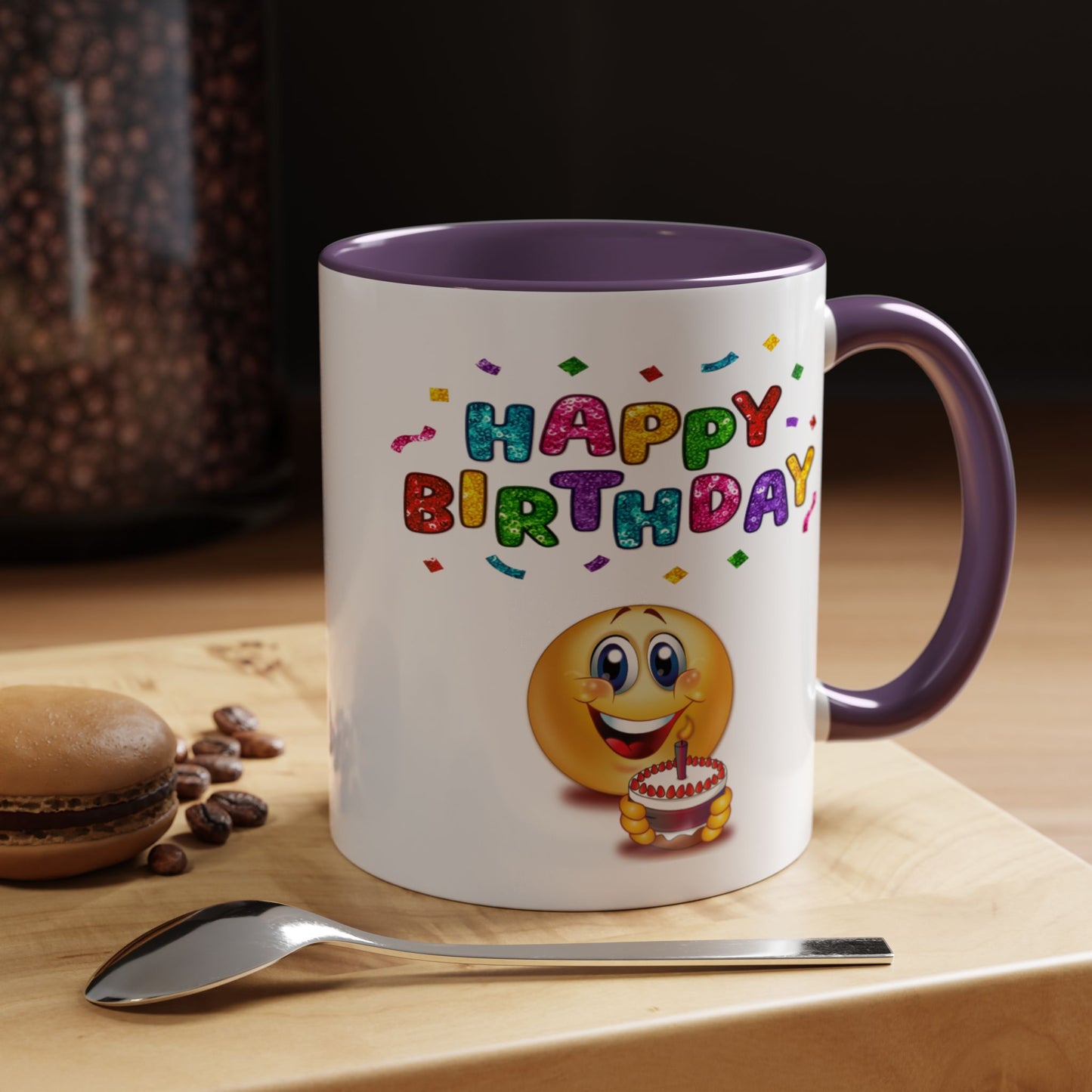 Birthday Mug - Happy Birthday Emoji
