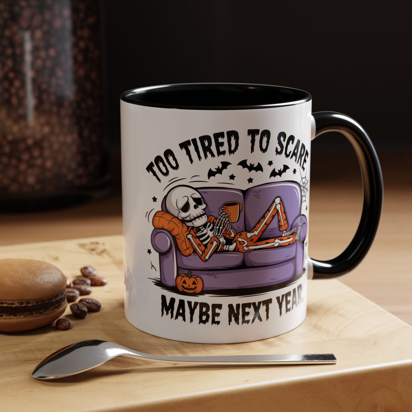Halloween Mug - Too Tired To Scare