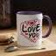 Valentine's Day Mug - Love You Heart Arrows