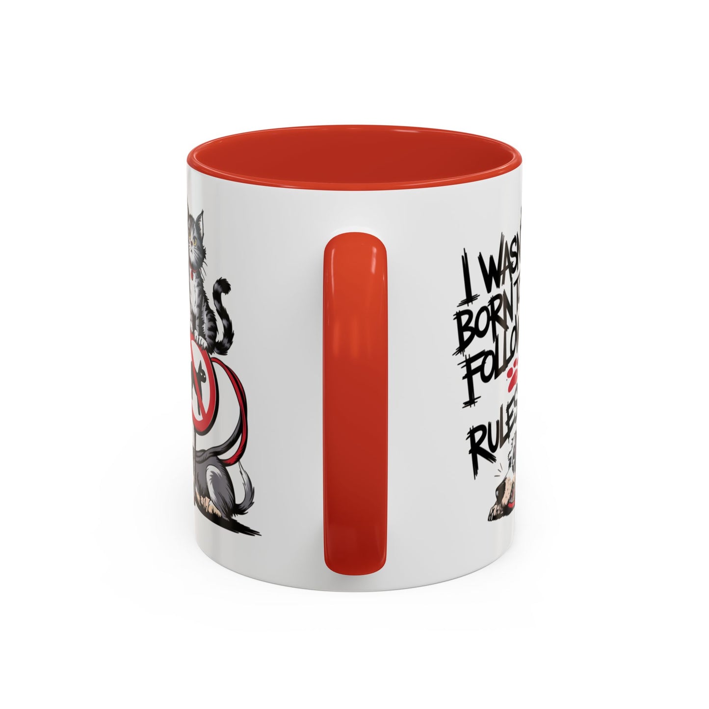 Animal Mug - I Wasn't Born To Follow Rules