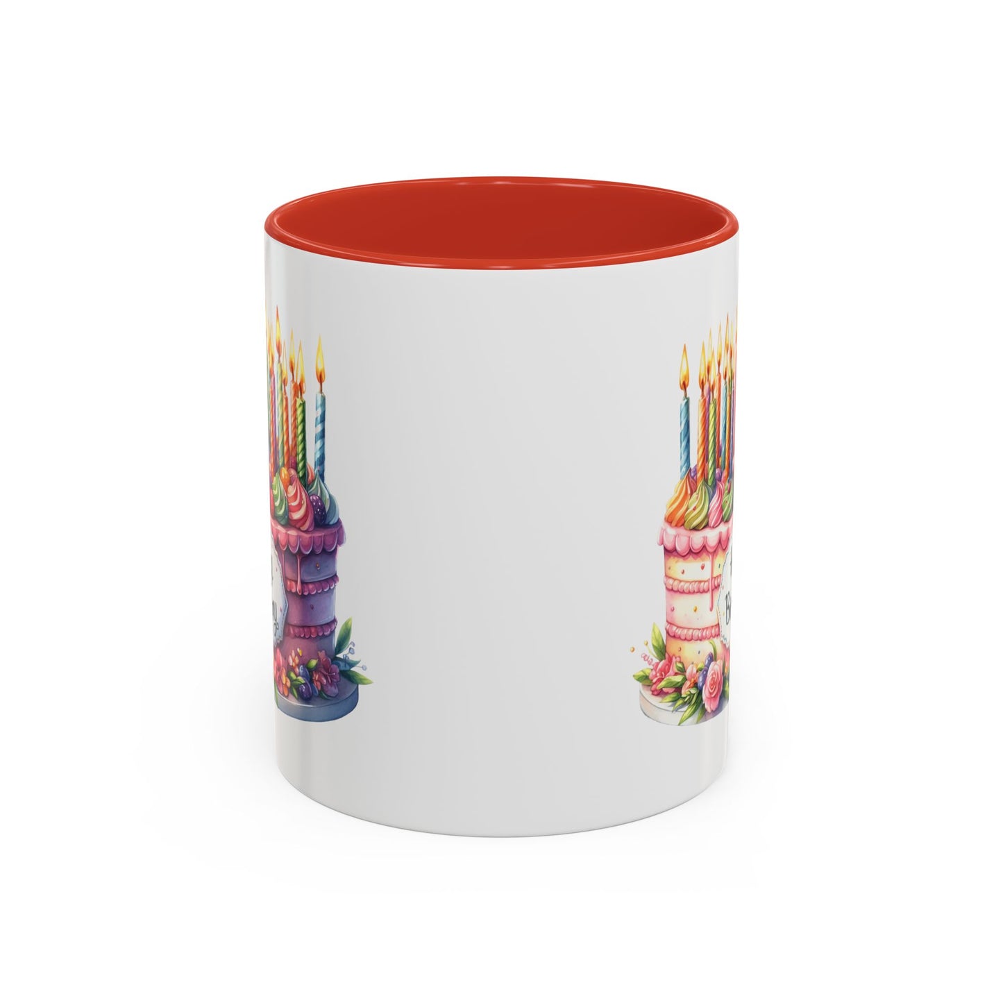 Birthday Mug - Happy Birthday Large Cake With...