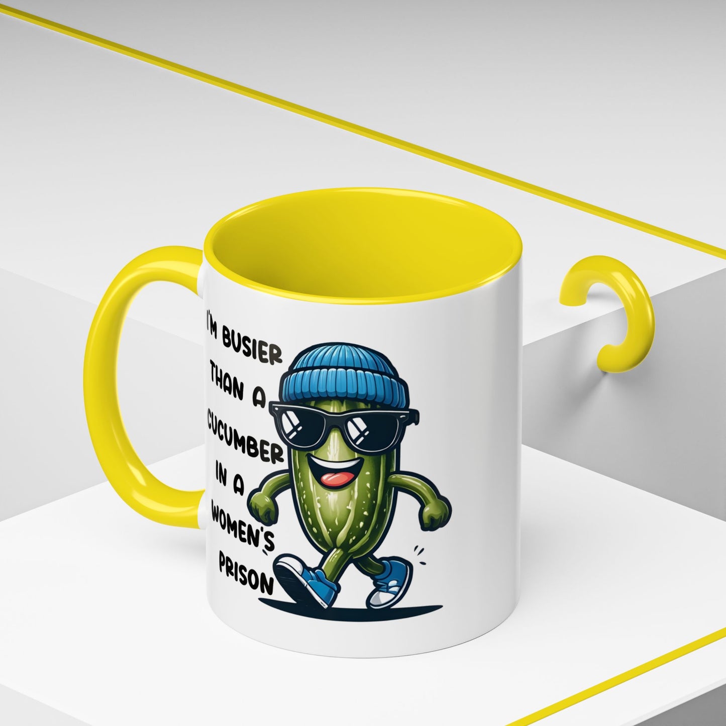 Adult Mug - I'm Busier Than a Cucumber In a Women's Prison