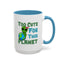 Alien Mug - Too Cute For This Planet